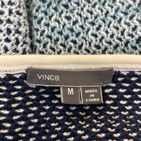 Vince Women Pullover Knit Sweater Size Medium Cotton C032 -15 - Picture 6 of 15